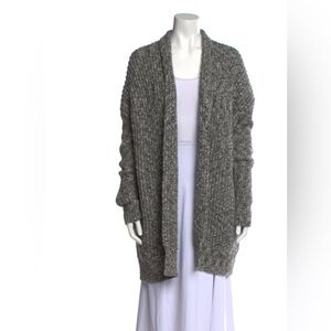 Nili Lotan. Alpaca blend. Warm and gorgeous. Grey. Medium.